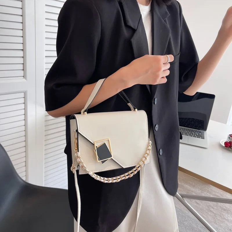 Popular Minimalist Handbag, New Single Shoulder Crossbody Bag, Fashionable and Versatile Small Square Bags