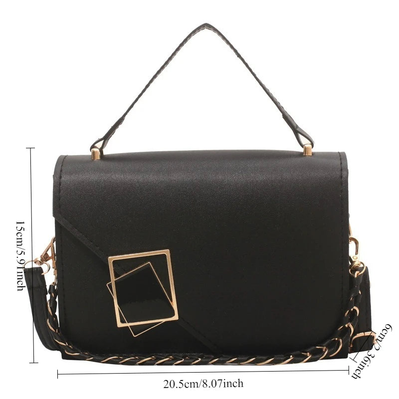 Popular Minimalist Handbag, New Single Shoulder Crossbody Bag, Fashionable and Versatile Small Square Bags