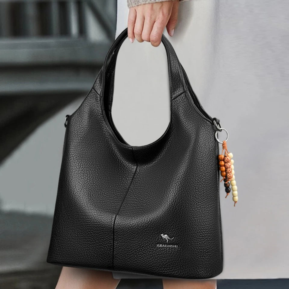 Shoulder Crossbody Bags for Women Luxury Ladies Solid Color Tote Sac Messenger Bag Soft PU Leather Purses and Handbags Sac