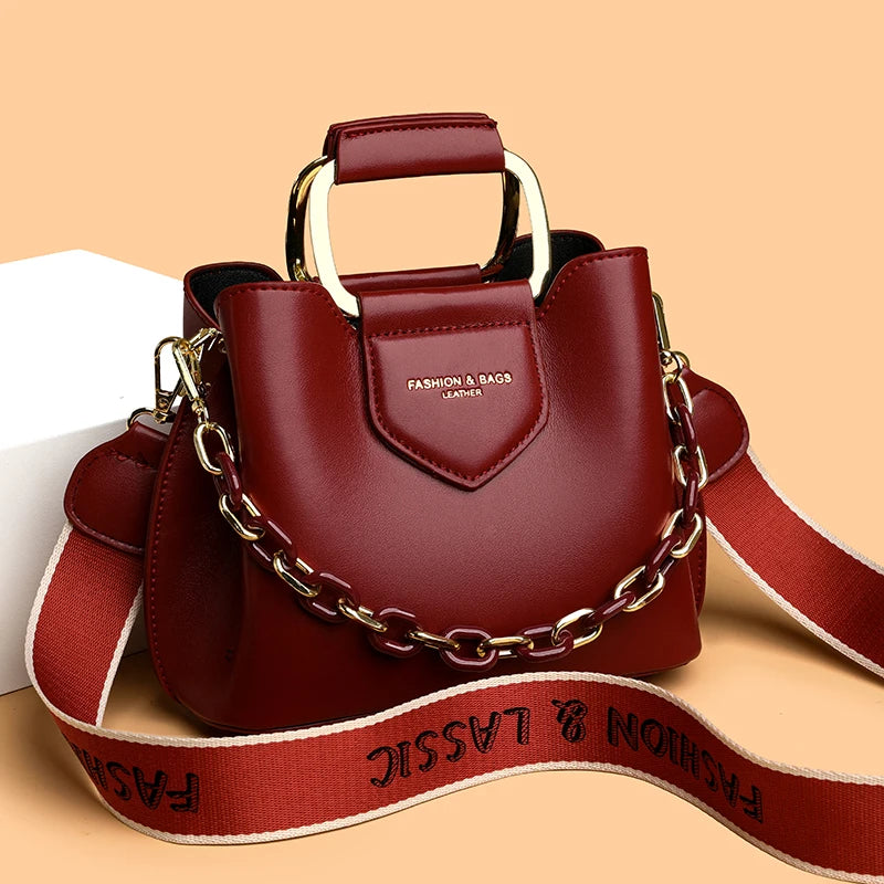 New Shoulder Bags High quality PU for Women Fashion Women's Bag high-quality Design Advanced Underarm Handbags Beautiful Purses