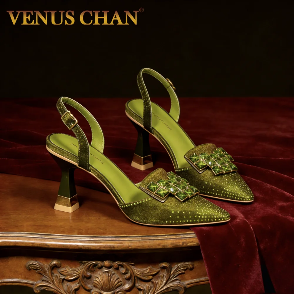 Venus Chan Elegant Women's Pumps - Fashion-Forward High-Quality Shoes for Nigerian Weddings and Special Events