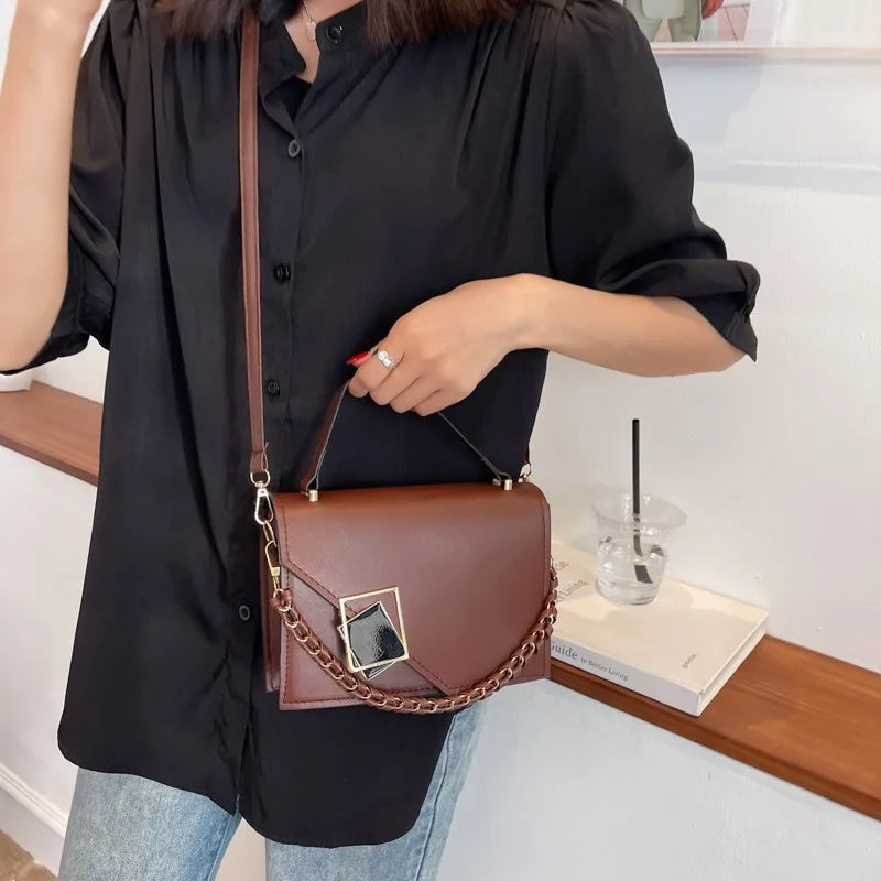 Popular Minimalist Handbag, New Single Shoulder Crossbody Bag, Fashionable and Versatile Small Square Bags