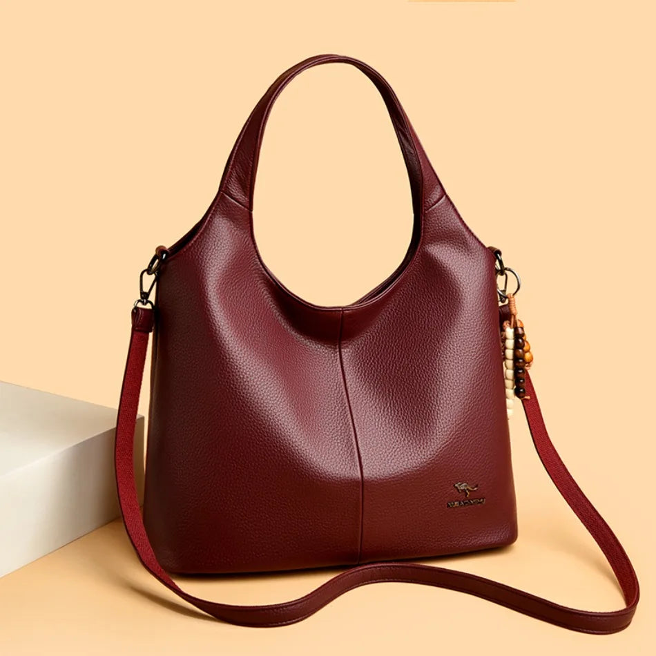 Shoulder Crossbody Bags for Women Luxury Ladies Solid Color Tote Sac Messenger Bag Soft PU Leather Purses and Handbags Sac