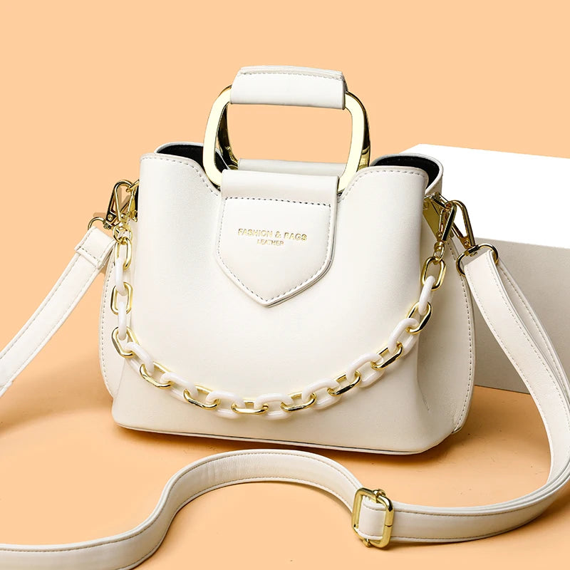 New Shoulder Bags High quality PU for Women Fashion Women's Bag high-quality Design Advanced Underarm Handbags Beautiful Purses